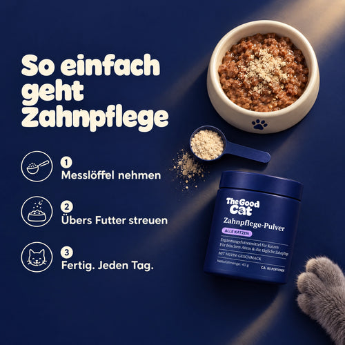 The Good Cat® Zahnpflege-Pulver Pro